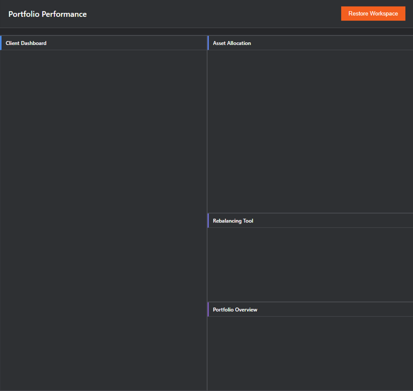 Workspace Widget in previewer mode rendered inline inside an io.Assist conversation.